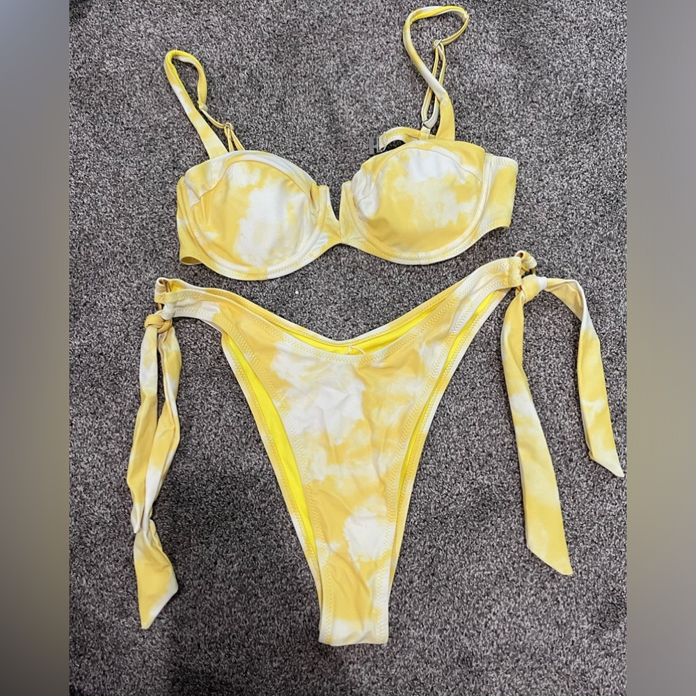 Yellow bikini set Brand new